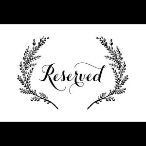 Reserved for Monica